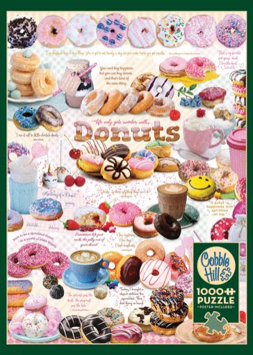 Picture of COBBLE HILL 1000PC PUZZLE - DONUT TIME
